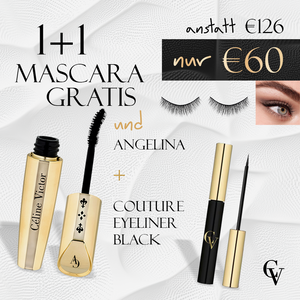 1 + 1 tusz do rzęs + Angelina + Couture Eyeliner Black